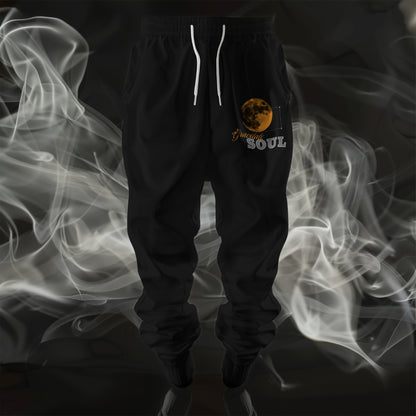 GRAVITATE SOUL ORANGE BLACK SWEAT SUITE