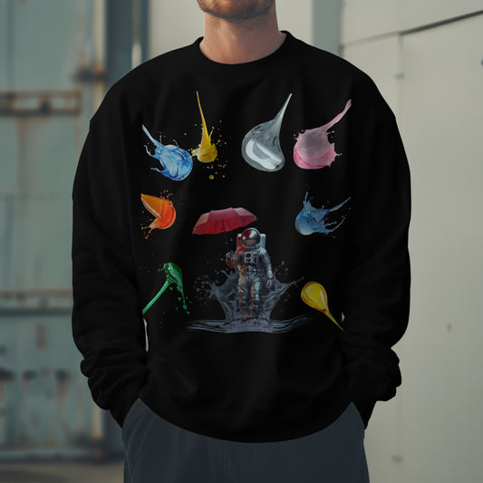 MR APOLLO WEATHER THE STORM CREW NECK